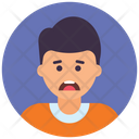 پیش‌نمایش فایل sad-boy-5 از پک آواتارهای دایره‌ای تخت