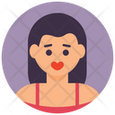 پیش‌نمایش فایل stylish-girl-3 از پک آواتارهای دایره‌ای تخت