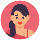 پیش‌نمایش فایل stylish-girl-5 از پک آواتارهای دایره‌ای تخت