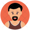 پیش‌نمایش فایل bearded-man-15 از پک آواتارهای دایره‌ای تخت