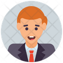 پیش‌نمایش فایل businessman-709 از پک آواتارهای دایره‌ای تخت