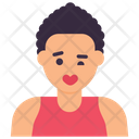 پیش‌نمایش فایل winking-girl-2 از پک آواتارها
