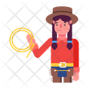 پیش‌نمایش فایل cowgirl-rope-10696198 از پک کابوی