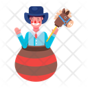 پیش‌نمایش فایل rodeo-clown-10696219 از پک کابوی