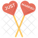 پیش‌نمایش فایل just-married-props از پک آیکون‌های تخت عروسی