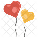 پیش‌نمایش فایل love-balloons از پک آیکون‌های تخت عروسی