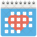 پیش‌نمایش فایل love-calendar-1 از پک آیکون‌های تخت عروسی