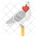 پیش‌نمایش فایل love-pigeon از پک آیکون‌های تخت عروسی