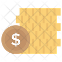 پیش‌نمایش فایل dollar-stack-1 از پک آیکون‌های تخت کسب‌وکار ۲