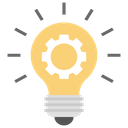 پیش‌نمایش فایل creative-idea-131 از پک آیکون‌های تخت کسب‌وکار ۱