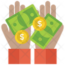 پیش‌نمایش فایل cash-in-hand-9 از پک آیکون‌های تخت پول