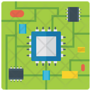 پیش‌نمایش فایل microprocessor-chip از پک آیکون‌های تخت علم و فناوری