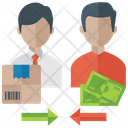 پیش‌نمایش فایل delivery-payment-8 از پک آیکون‌های تخت اداری و اینترنتی
