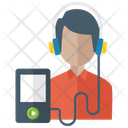 پیش‌نمایش فایل listening-music-17 از پک آیکون‌های تخت موسیقی، سینما و فیلم‌سازی