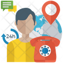 پیش‌نمایش فایل 24-hour-helpline-1 از پک آیکون‌های تخت رسانه و ارتباطات