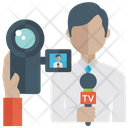 پیش‌نمایش فایل media-reporter-1 از پک آیکون‌های تخت رسانه و ارتباطات