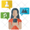 پیش‌نمایش فایل mobile-media-21 از پک آیکون‌های تخت رسانه و ارتباطات
