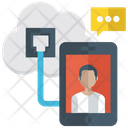 پیش‌نمایش فایل online-chat-49 از پک آیکون‌های تخت رسانه و ارتباطات