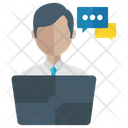 پیش‌نمایش فایل online-communication-24 از پک آیکون‌های تخت رسانه و ارتباطات