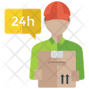 پیش‌نمایش فایل 24-hour-services-8 از پک آیکون‌های تخت تحویل لجستیک
