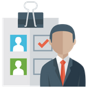 پیش‌نمایش فایل approved-candidate-1405099 از پک آیکون‌های تخت منابع انسانی