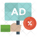 پیش‌نمایش فایل discount-ad-1404902 از پک آیکون‌های تخت بازاریابی دیجیتال