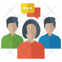 پیش‌نمایش فایل forum-discussion-1404907 از پک آیکون‌های تخت بازاریابی دیجیتال