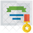 پیش‌نمایش فایل certification-1404888 از پک پک آیکون‌های تخت آموزش