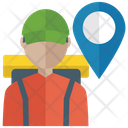 پیش‌نمایش فایل delivery-man-1404401 از پک آیکون‌های تخت مرتبط با سفر