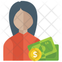پیش‌نمایش فایل businesswoman-1404155 از پک آیکون‌های تخت کسب‌وکار