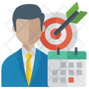 پیش‌نمایش فایل target-deadline-1404156 از پک آیکون‌های تخت کسب‌وکار