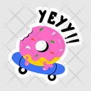پیش‌نمایش فایل donut-11053572 از پک استیکر کارتونی