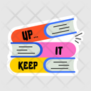 پیش‌نمایش فایل keep-up-11053528 از پک استیکر کارتونی