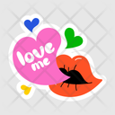 پیش‌نمایش فایل love-me-11053612 از پک استیکر کارتونی
