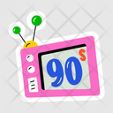 پیش‌نمایش فایل old-tv-11053562 از پک استیکر کارتونی