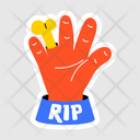 پیش‌نمایش فایل rip-hand-11053561 از پک استیکر کارتونی