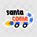 پیش‌نمایش فایل santa-come-11053606 از پک استیکر کارتونی