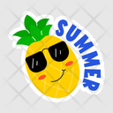 پیش‌نمایش فایل cool-pineapple-11053719 از پک استیکر کارتونی