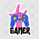پیش‌نمایش فایل gamer-11053687 از پک استیکر کارتونی