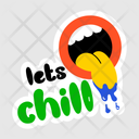 پیش‌نمایش فایل lets-chill-11053662 از پک استیکر کارتونی