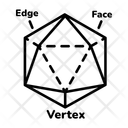 پیش‌نمایش فایل icosahedron-11205752 از پک ریاضیات