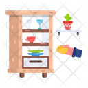 پیش‌نمایش فایل crockery-cabinet-11305891 از پک خانه‌داری