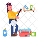 پیش‌نمایش فایل happy-cleaning-11305884 از پک خانه‌داری