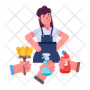 پیش‌نمایش فایل housemaid-11305864 از پک خانه‌داری