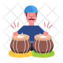 پیش‌نمایش فایل playing-tabla-11300034 از پک آهنگ و موسیقی
