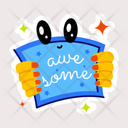 پیش‌نمایش فایل awesome-word-11326353 از پک آفرین / عالی بود