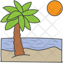 پیش‌نمایش فایل island-beach-1450307 از پک خط‌خطی‌های تابستانی برداری