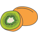 پیش‌نمایش فایل kiwi-1450300 از پک خط‌خطی‌های تابستانی برداری