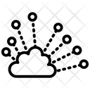 پیش‌نمایش فایل cloud-connections-1460542 از پک آیکون‌های برداری رایانش ابری