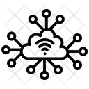 پیش‌نمایش فایل cloud-connections-1460546 از پک آیکون‌های برداری رایانش ابری